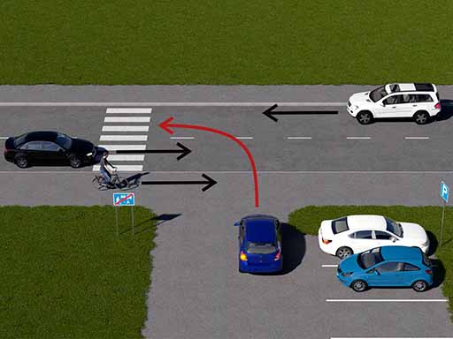 Mallikuva liikennetapahtumasta