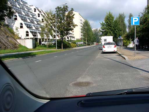 N&auml;kym&auml; autosta kuskin paikalta