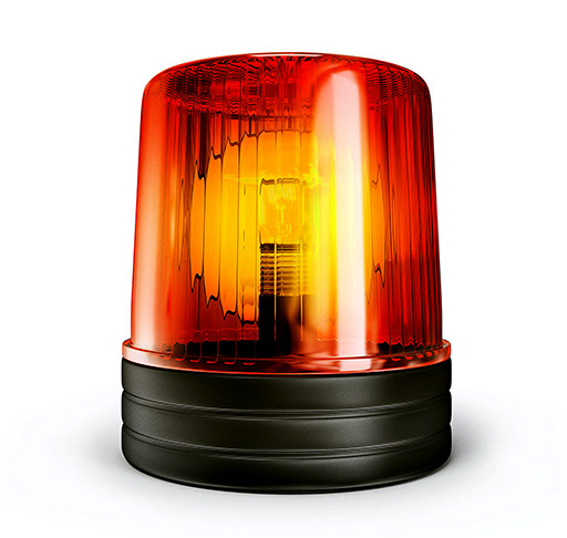 keltainen varoitusvalo