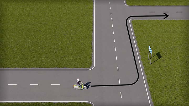 mallinnettu liikennetilanne