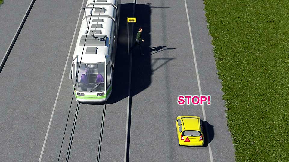 mallinnettu liikennetilanne