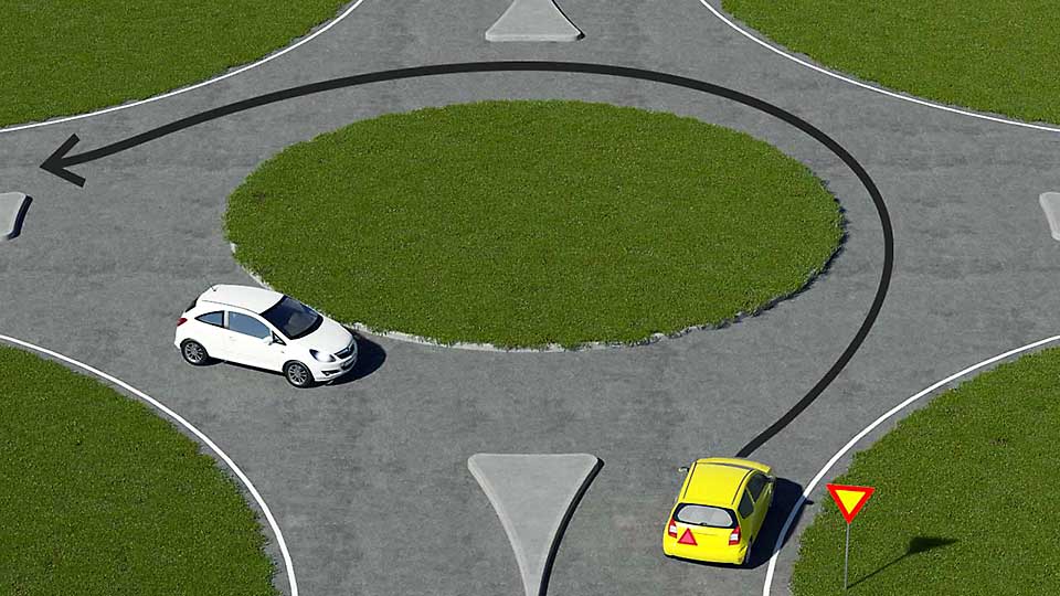 mallinnettu liikennetilanne