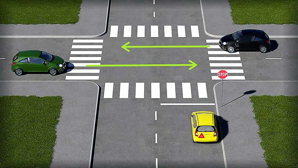 mallinnettu liikennetilanne