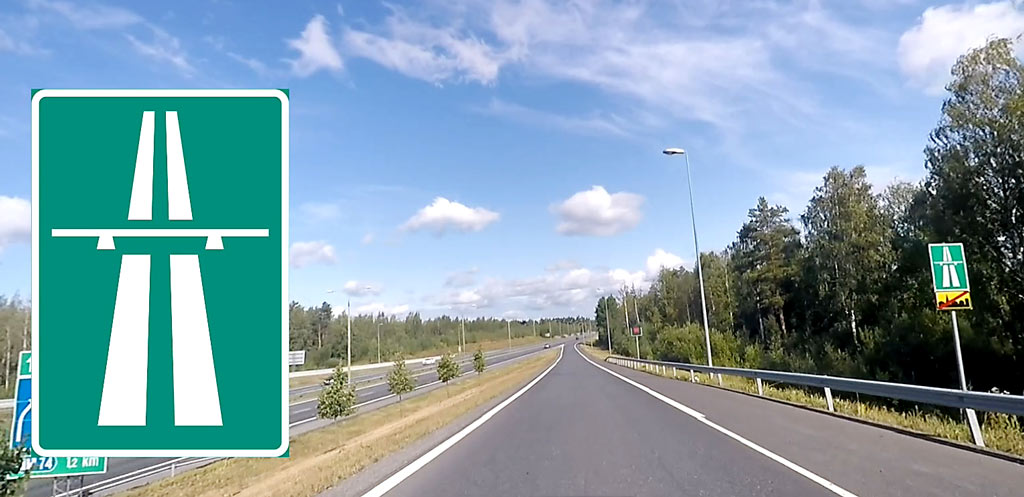 liittymä moottoritielle