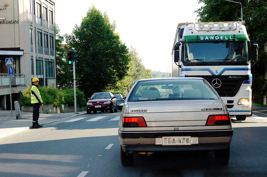 kuva liikennetilanteesta