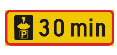 pysäköintiä säätelevä liikennemerkki